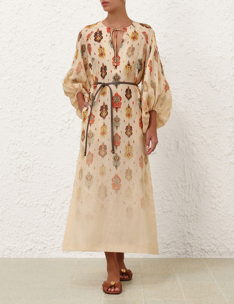 Zimmermann WYLIE MIDI DRESS outlook