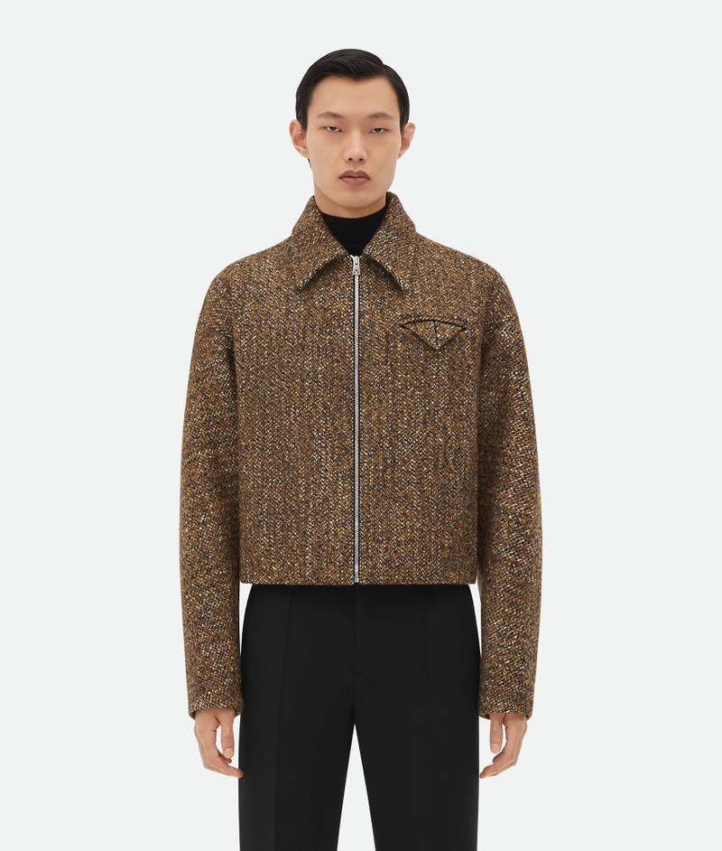 Textured Wool Speckled Kimono Jacket 1