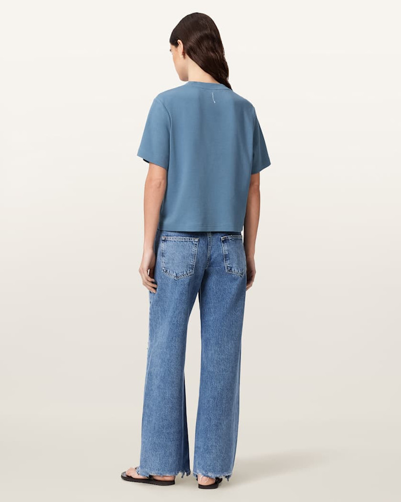 TIA WIDE LEG DENIM JEANS 7