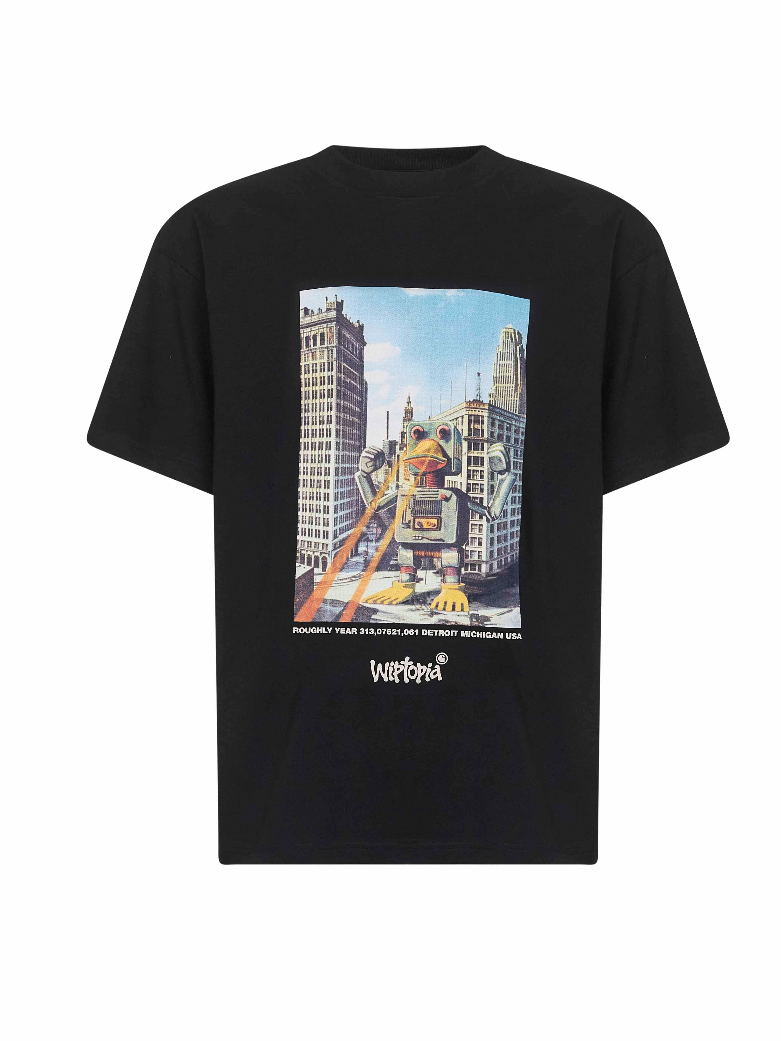 Black S/S Wiptopia T-Shirt - 2