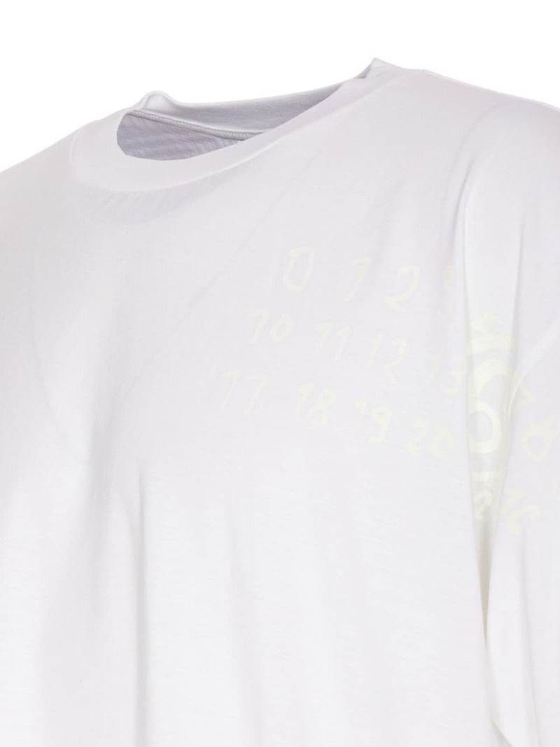 numbers-print T-shirt 3