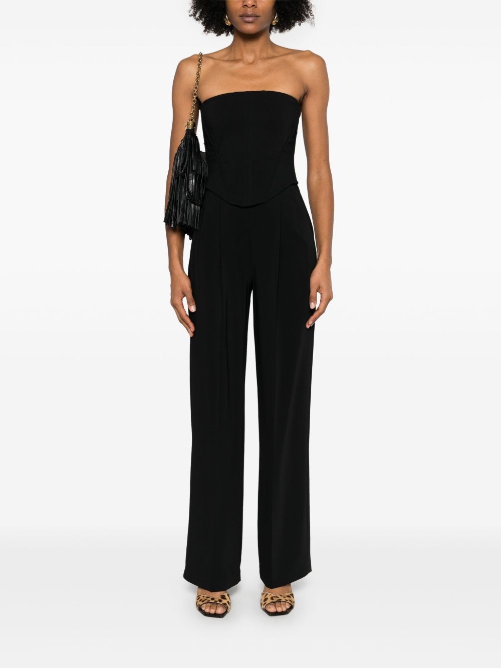 strapless jumpsuit - 2