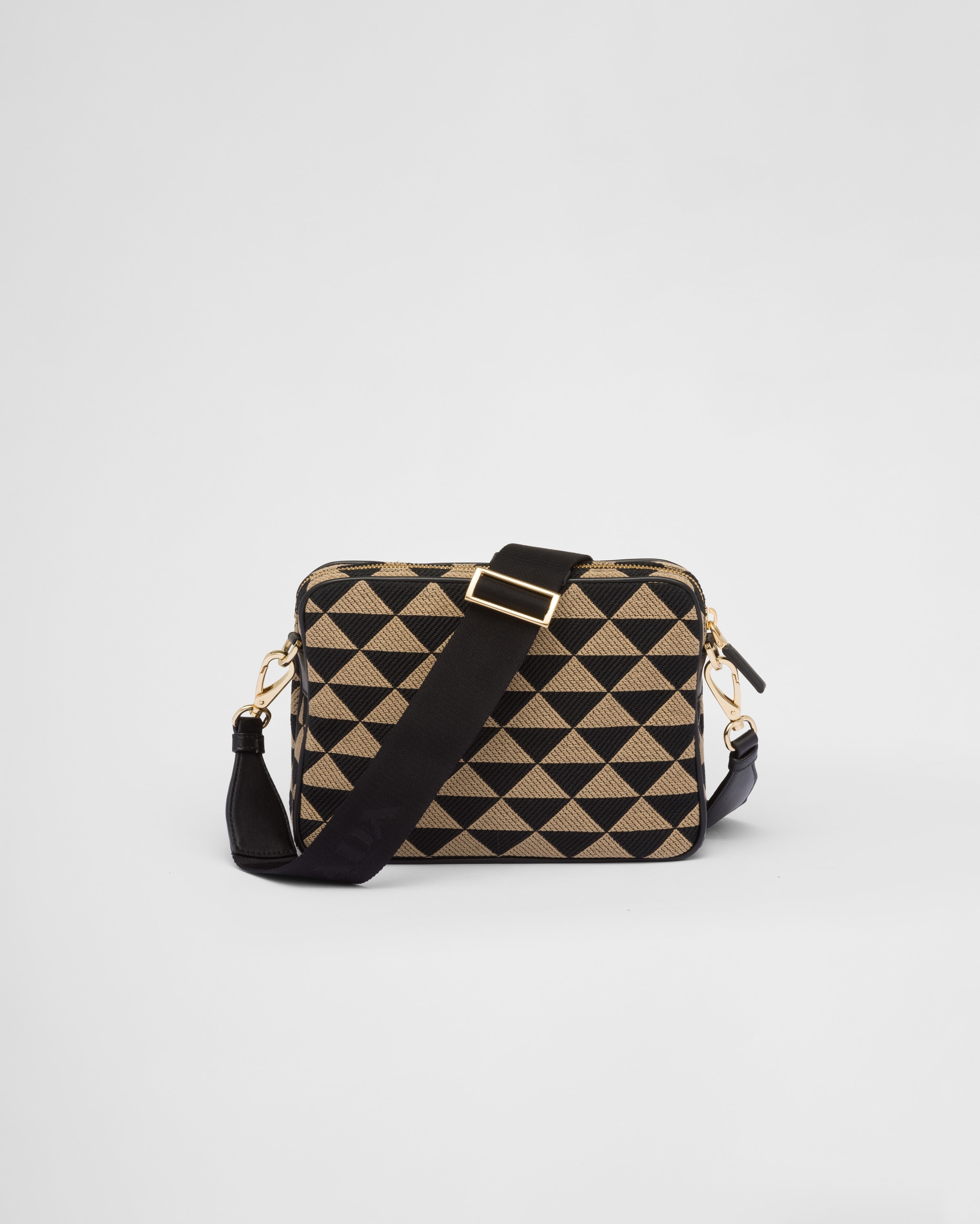 Prada Symbole embroidered fabric bag - 4