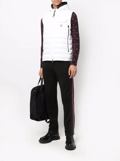 Moncler side logo-print track pants outlook