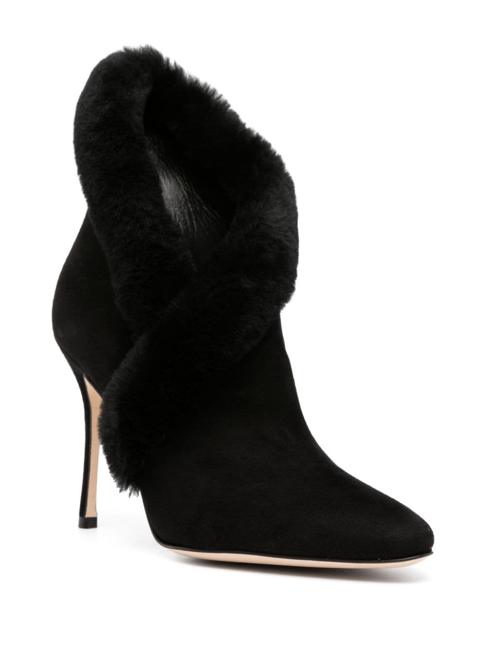 Nestanu 105mm fur-trimmed boots - 2