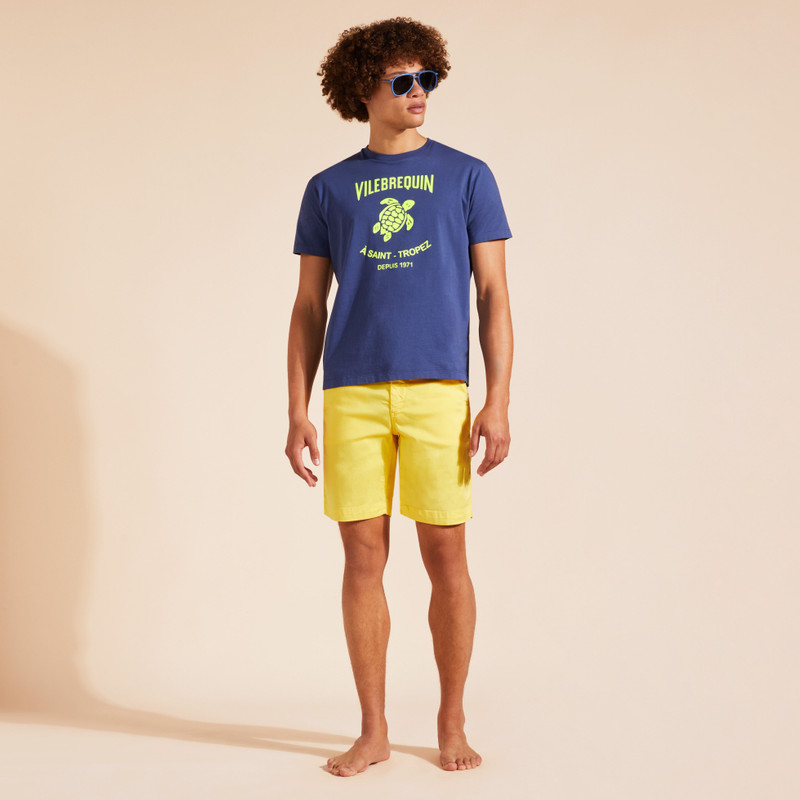 Men Cotton T-Shirt Gomy Placed Logo 5