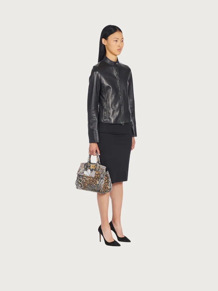 FERRAGAMO STUDIO BAG FOULARD PRINT (S) - 2