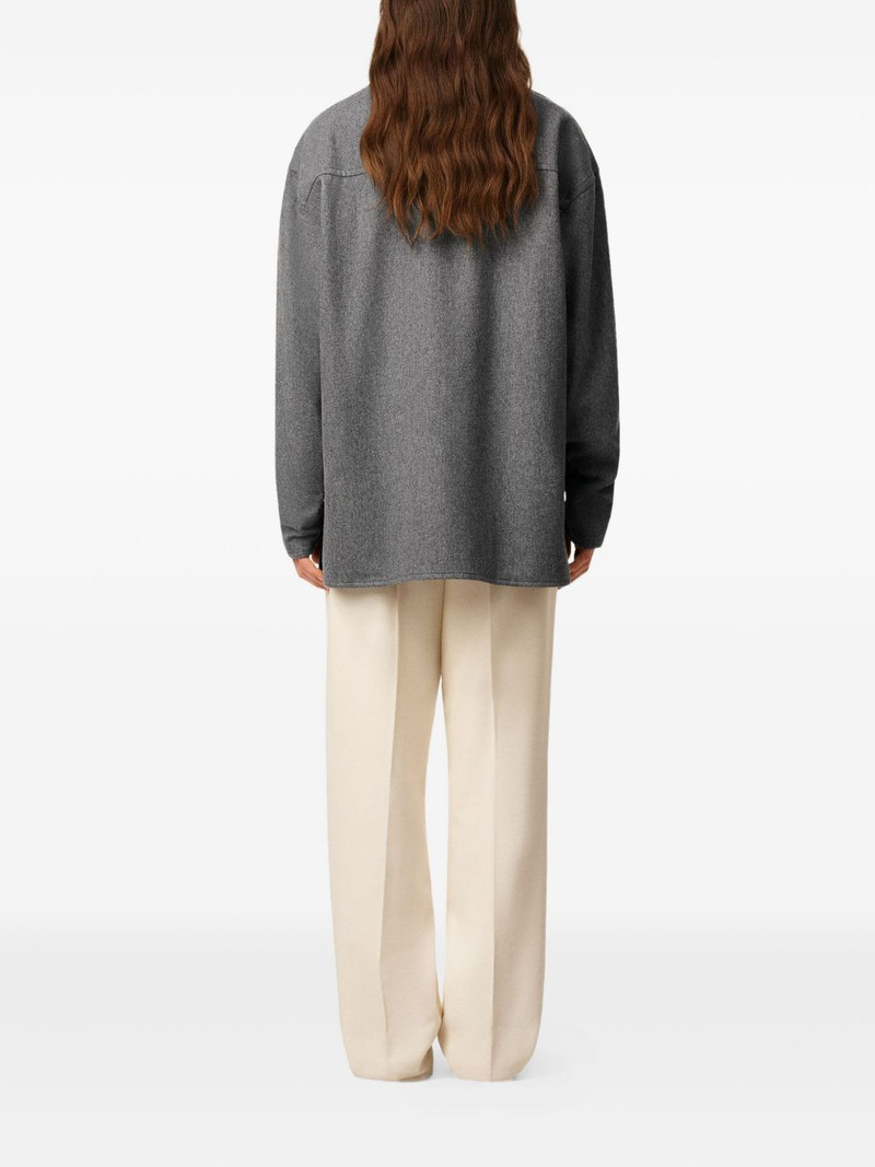 long-sleeved wool polo shirt 4
