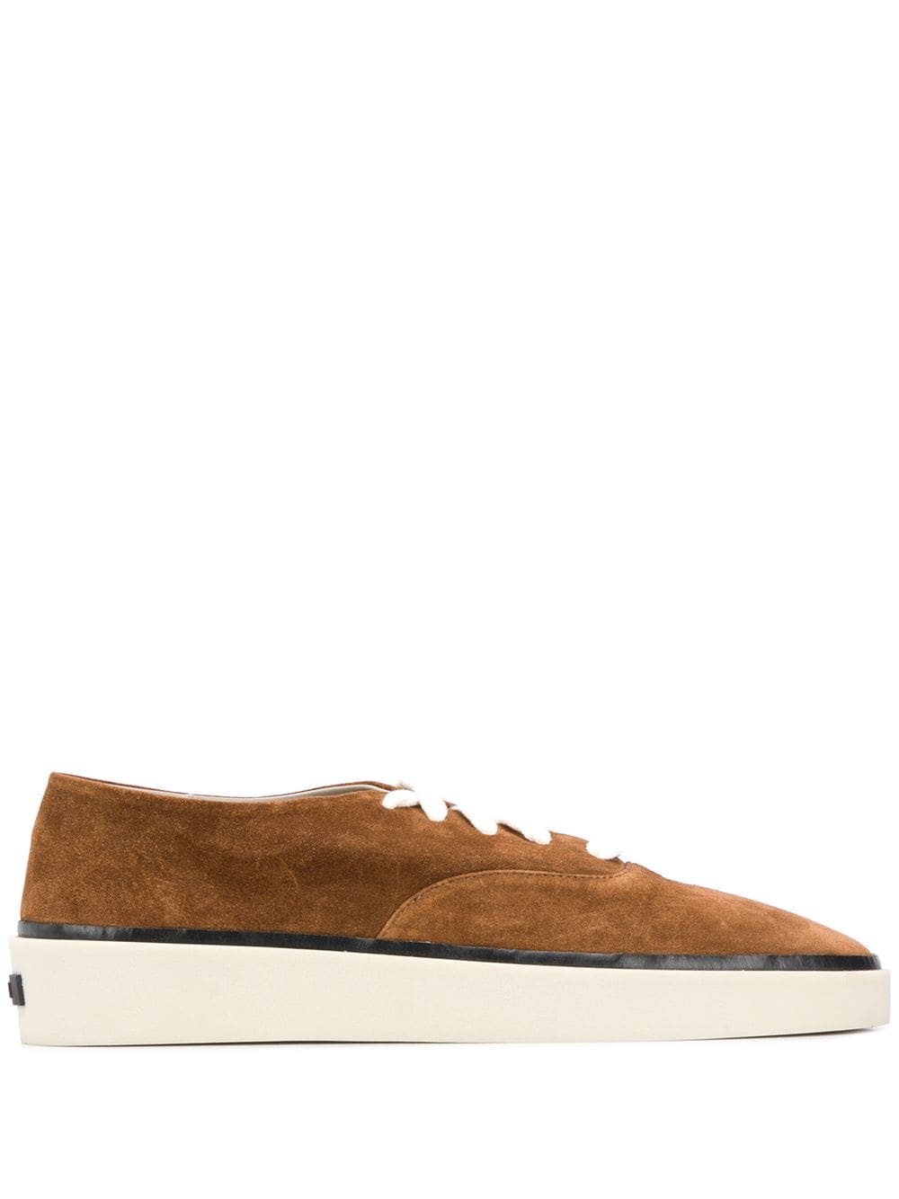 FEAROFGODZEGNA low-top suede sneakers - 1