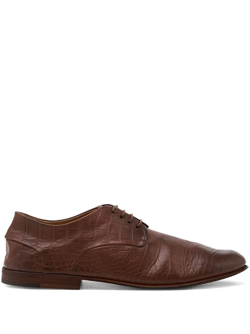 Stucco textured derby shoes 1