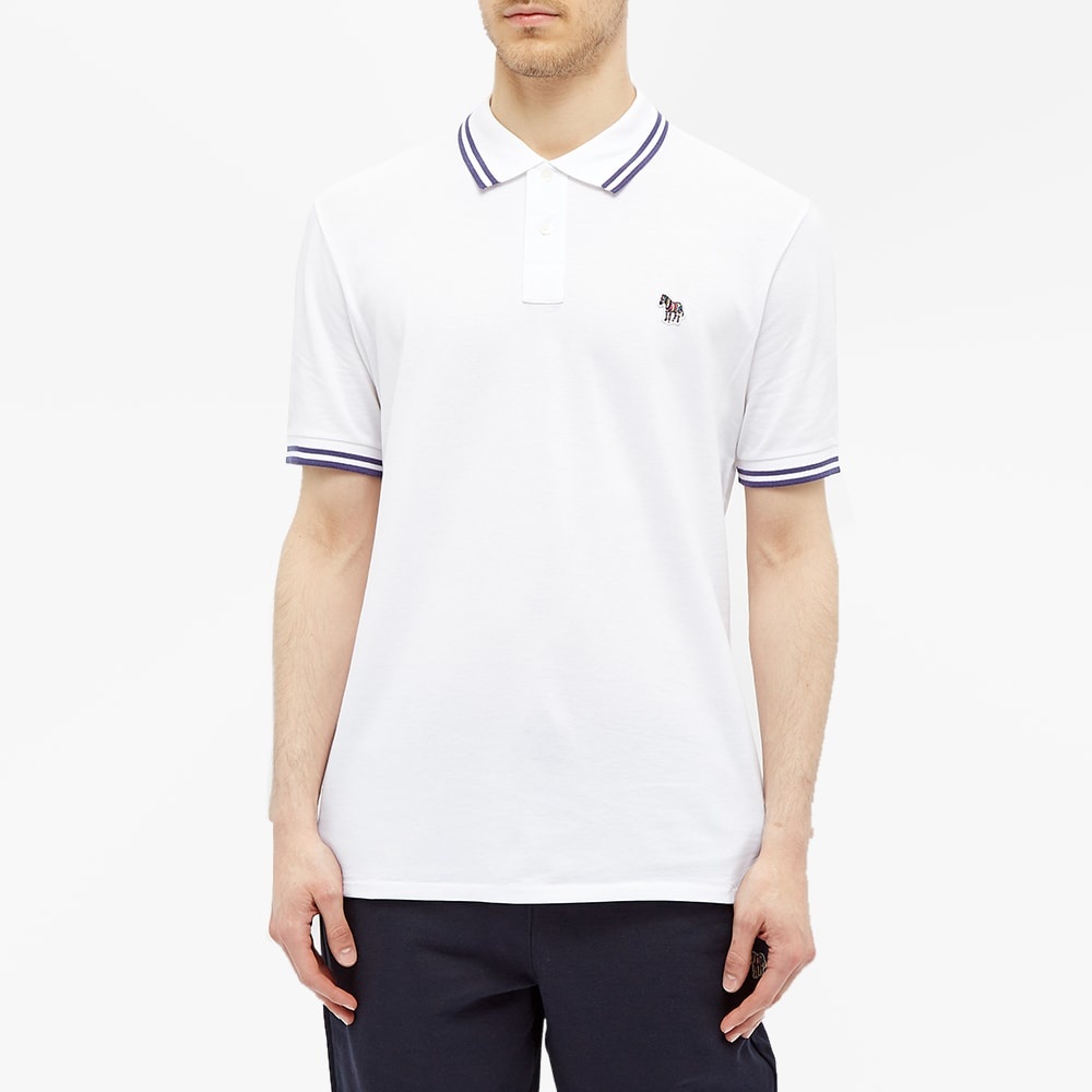 Paul Smith Zebra Tipped Polo - 3