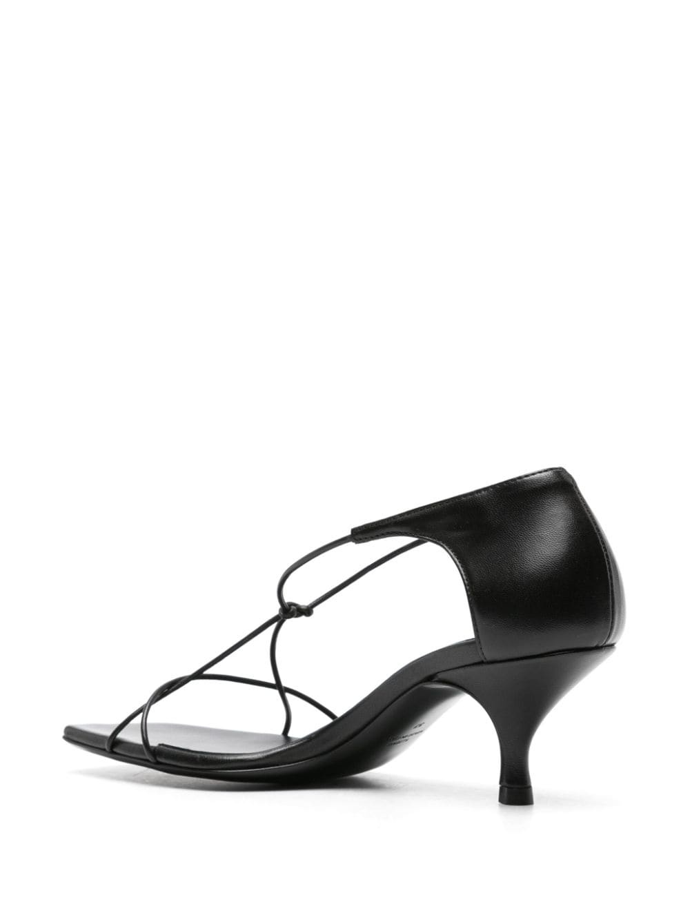 Knot 55mm leather sandals - 3