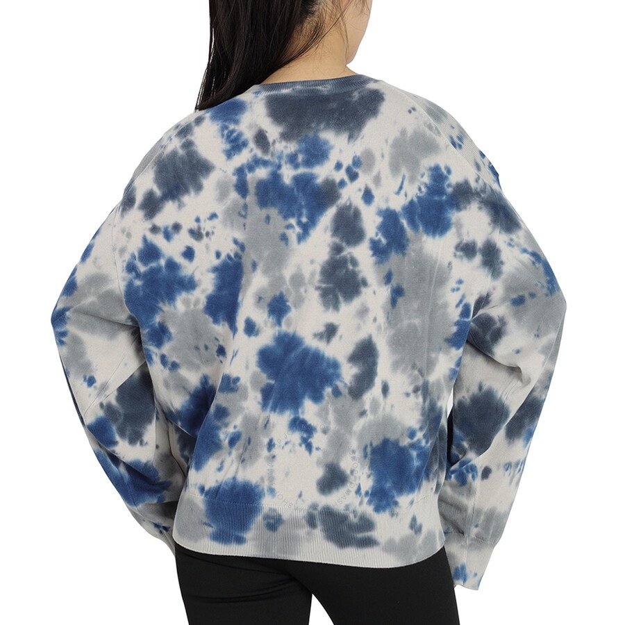 Kenzo Ladies Tiger Tie Dye Cotton Sweatshirt - 3