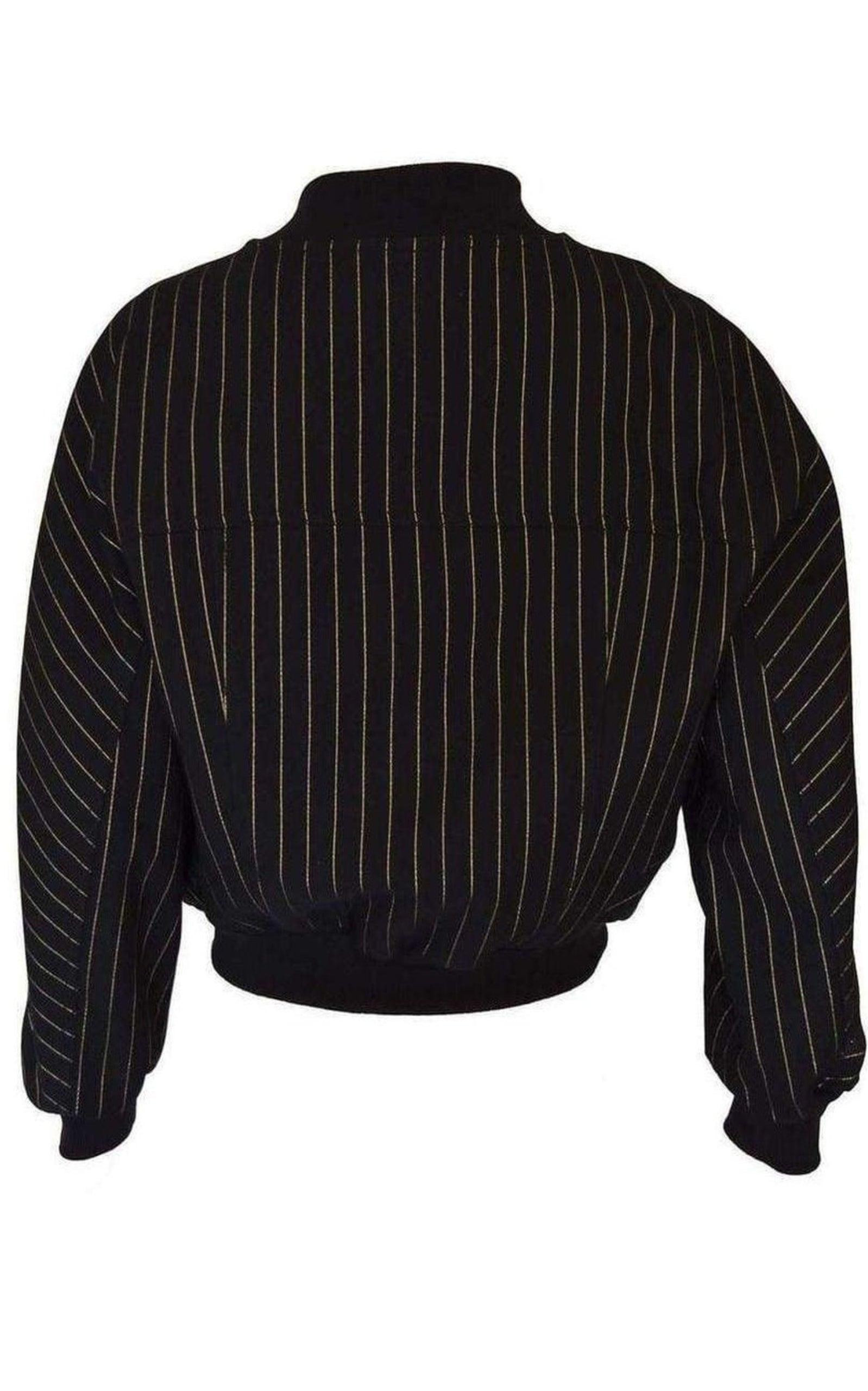 Striped Cotton Teddy Jacket - 5