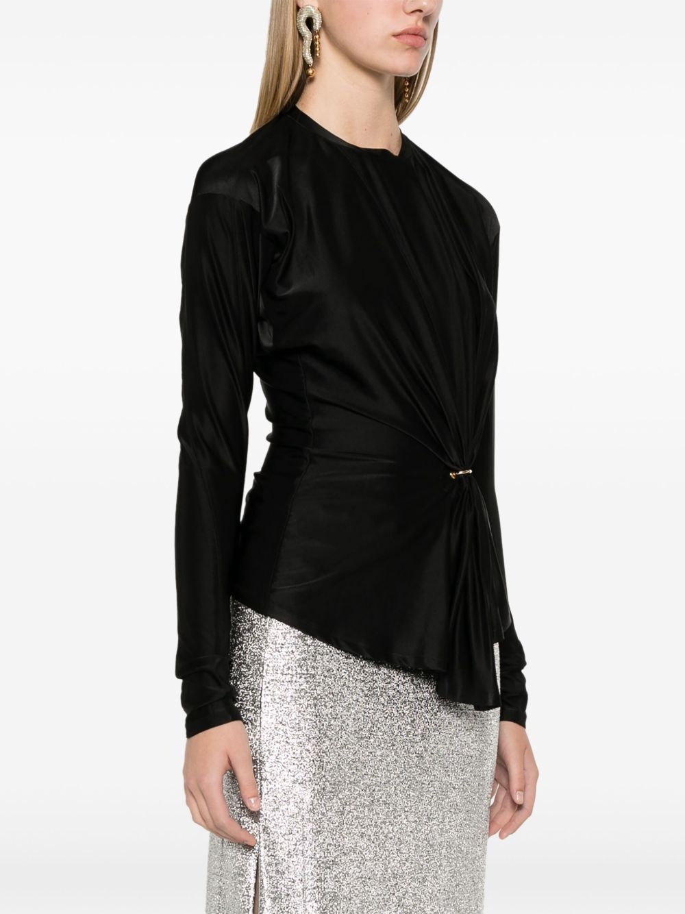 gathered-detail top - 3
