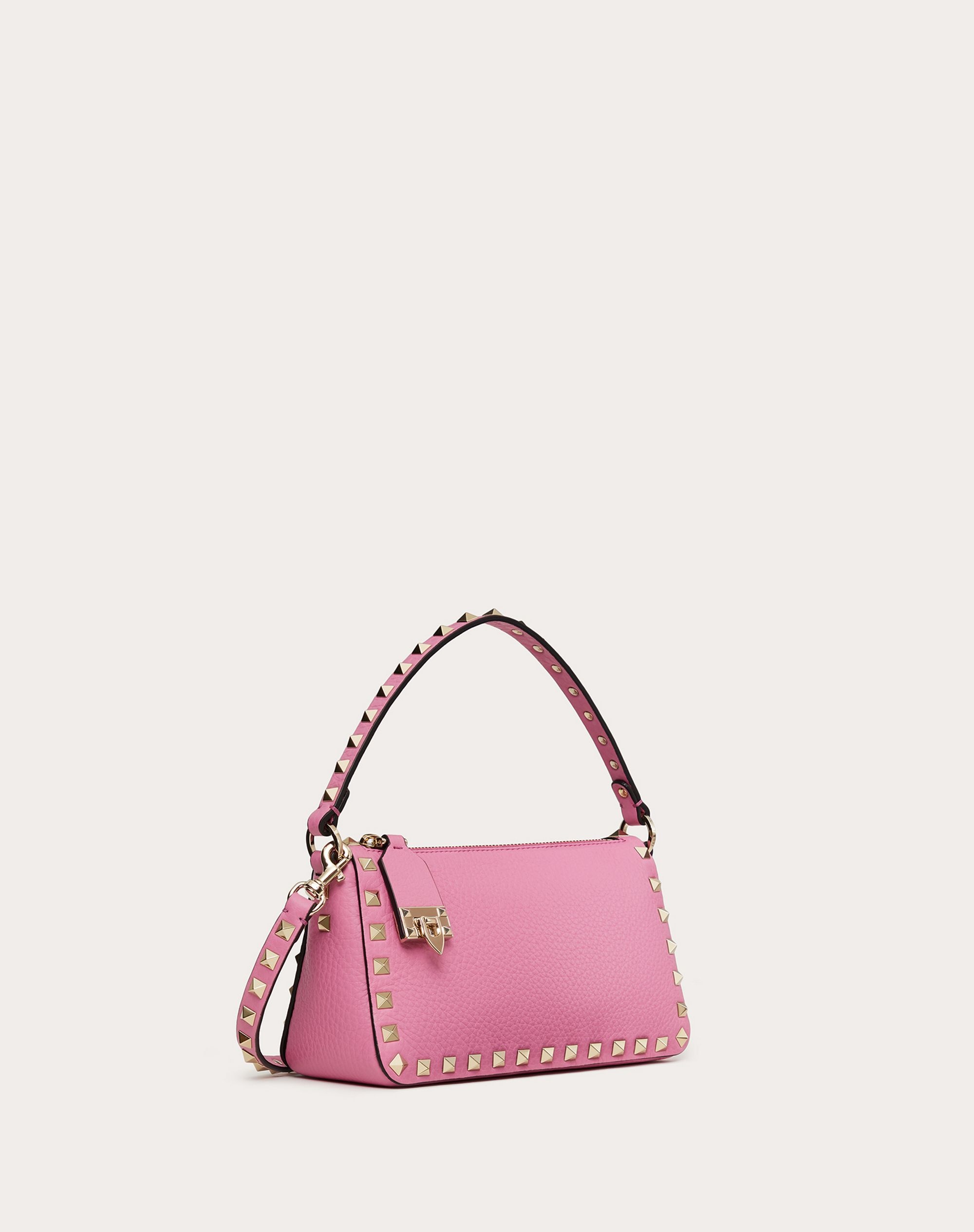 SMALL ROCKSTUD GRAINY CALFSKIN CROSSBODY BAG - 2