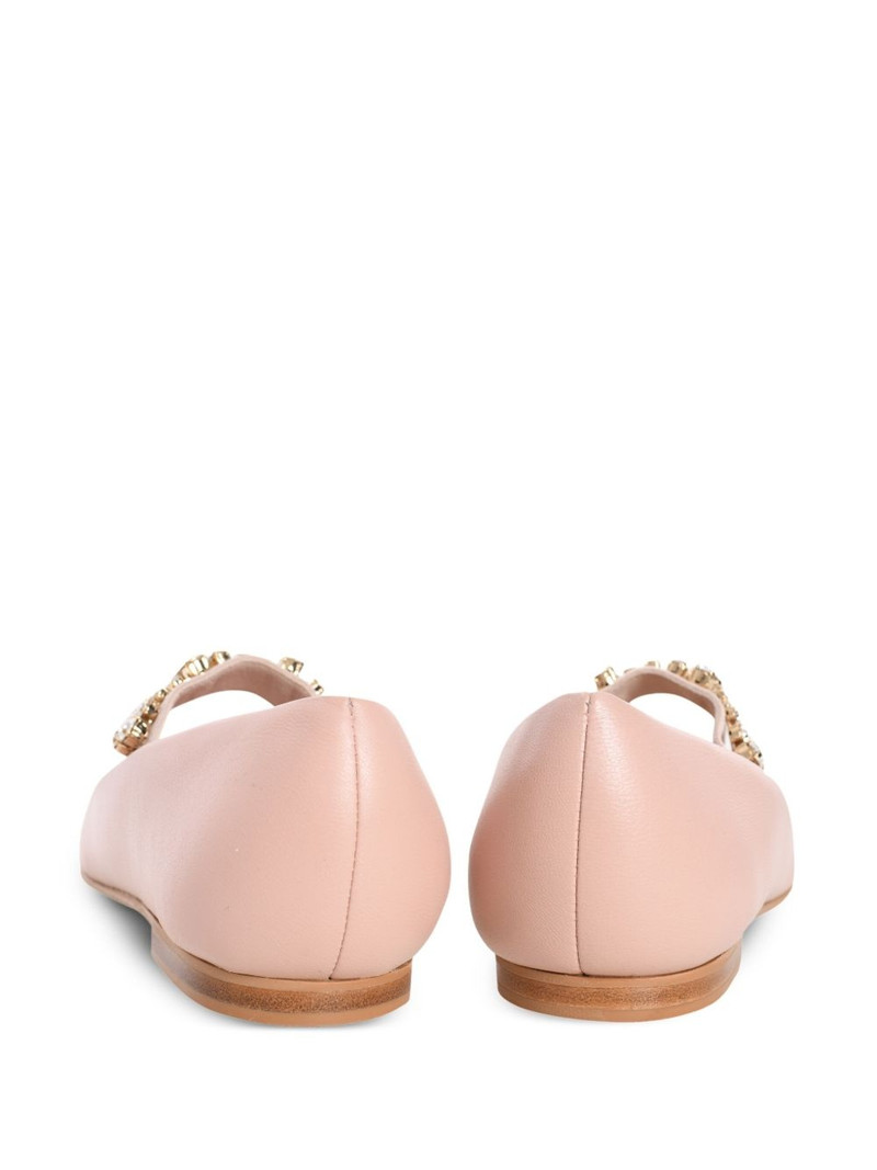 crystal-embellished ballerina shoes 4