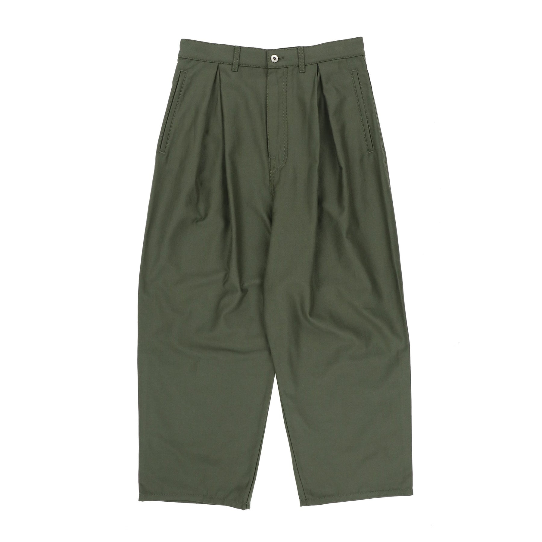 LOW CROTCH TROUSERS / MILITARY GRN - 1