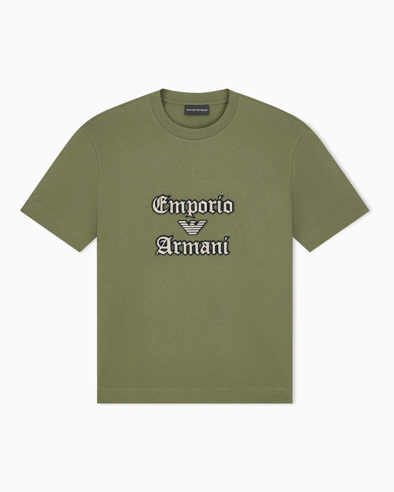 HEAVY JERSEY T-SHIRT WITH SOFT EMBOSSED LOGO - 1