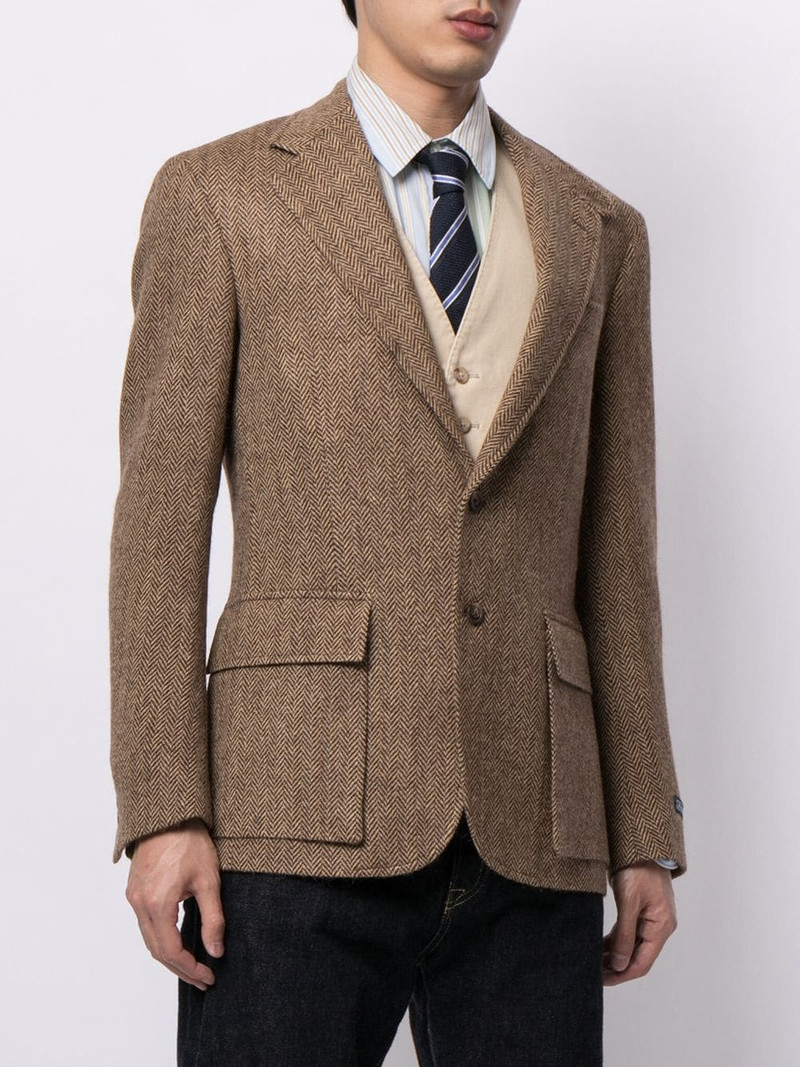 herringbone-pattern sport coat 3