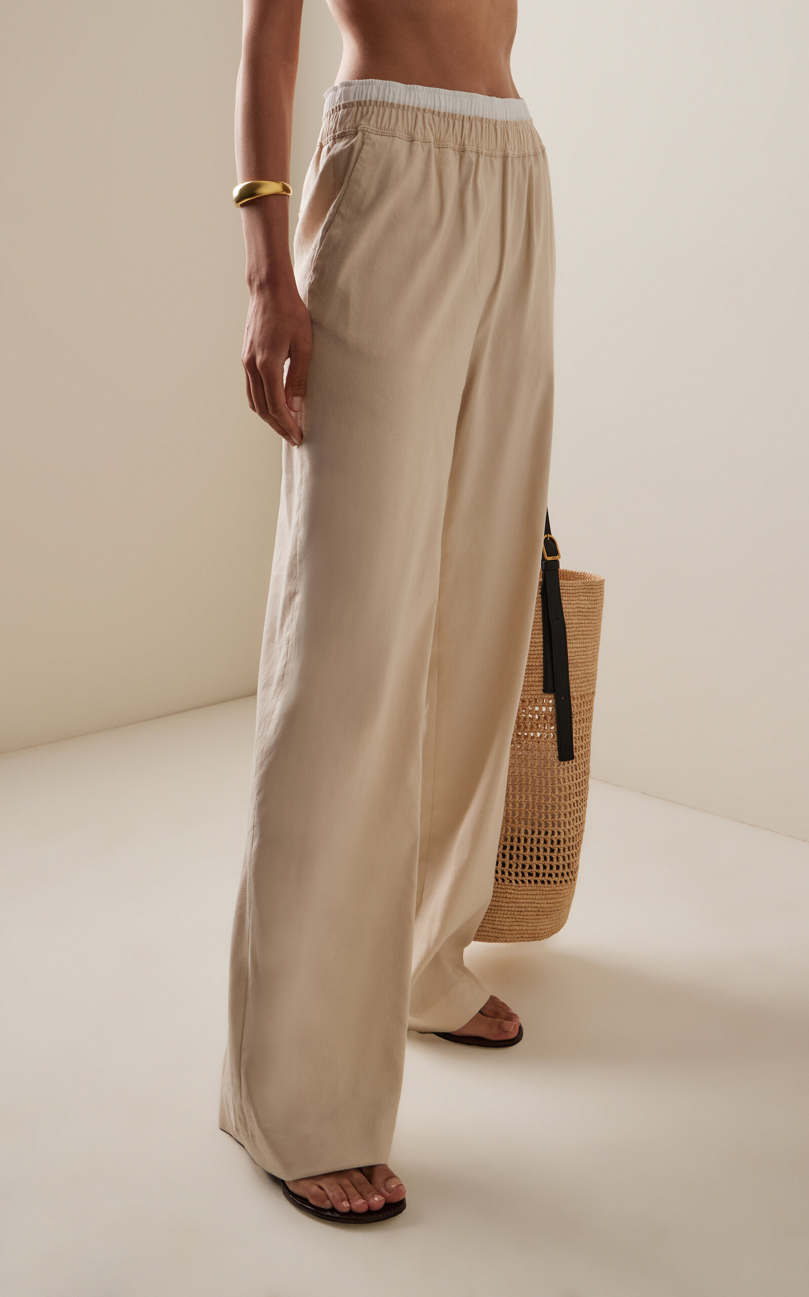 Bristol Linen Pants nude - 3