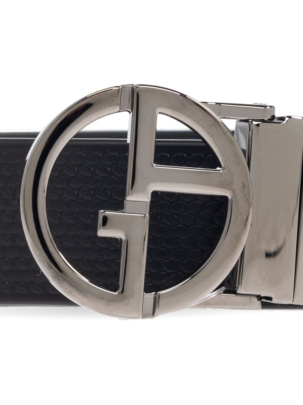 logo-buckle belt - 4