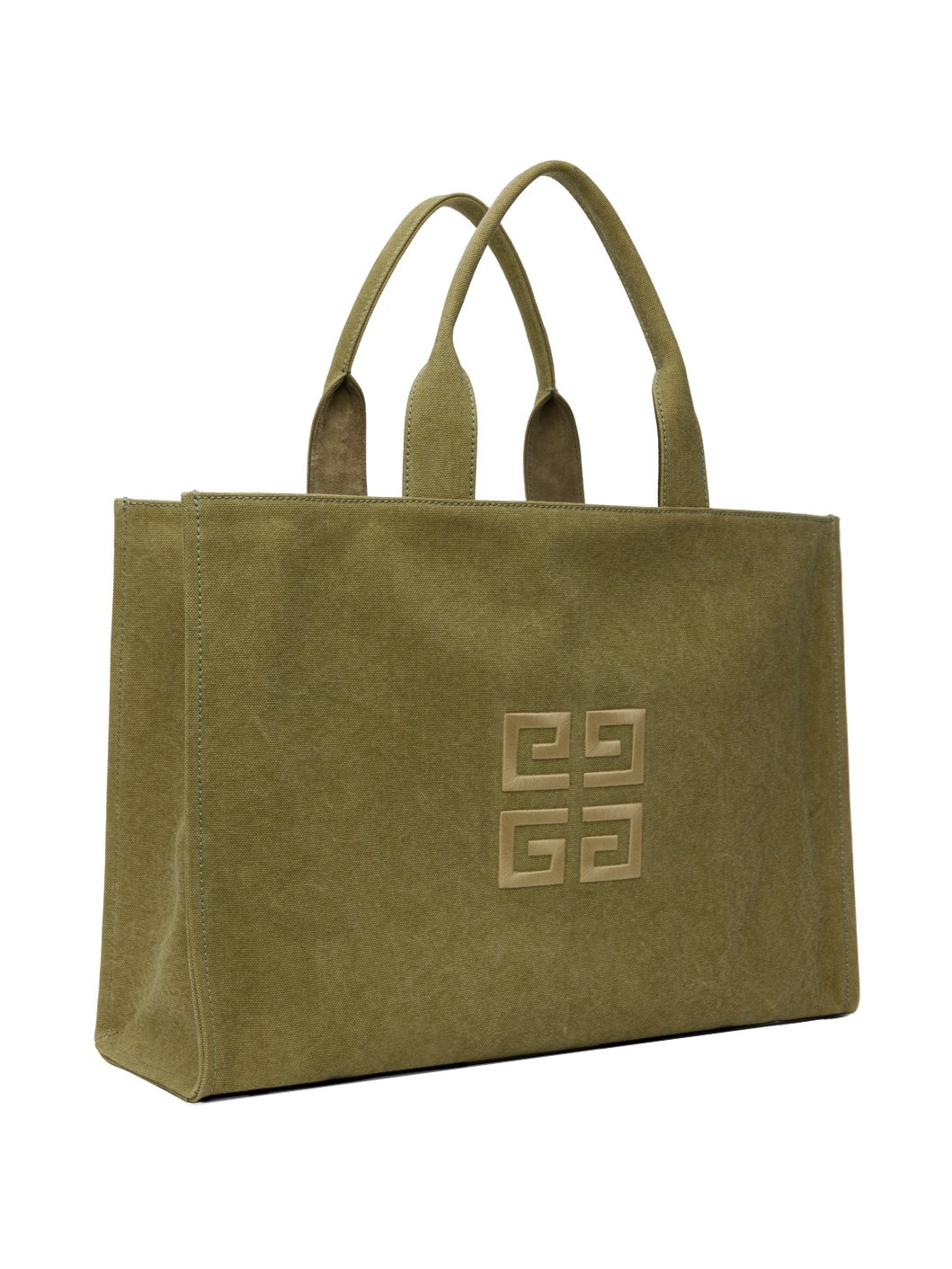 Khaki Canvas Tote - 3