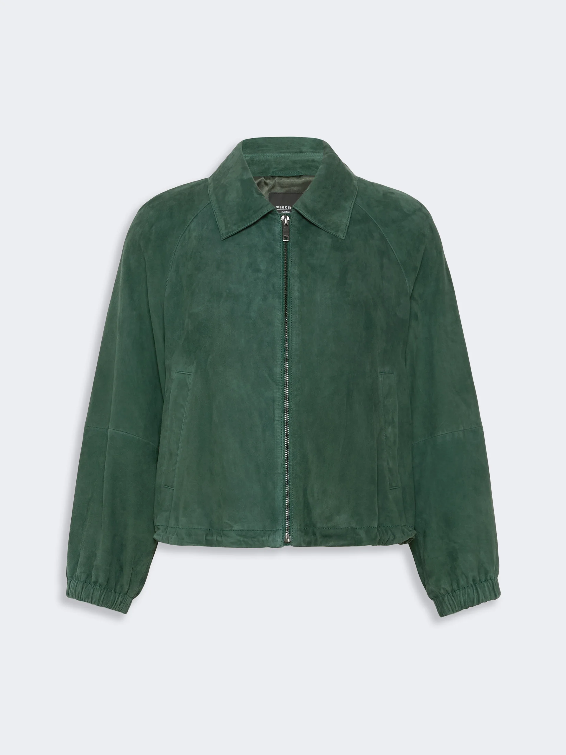 ZUPPA Suede jacket - DARK GREEN - 1