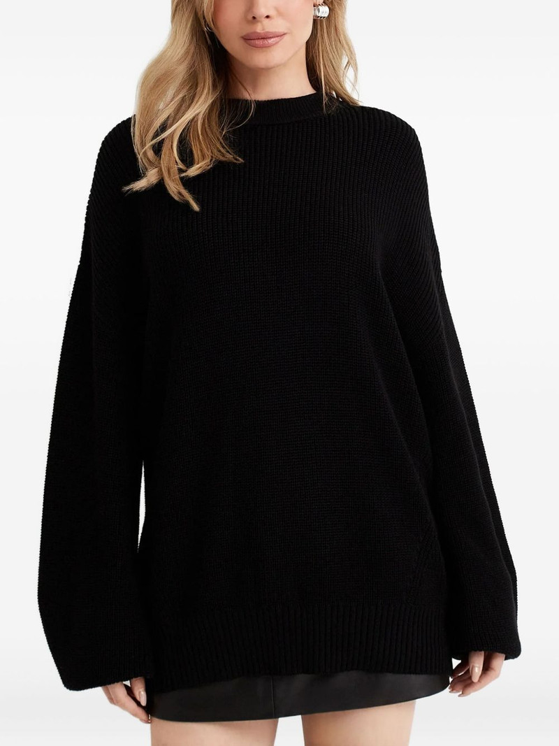 round-neck ribbed sweater 3