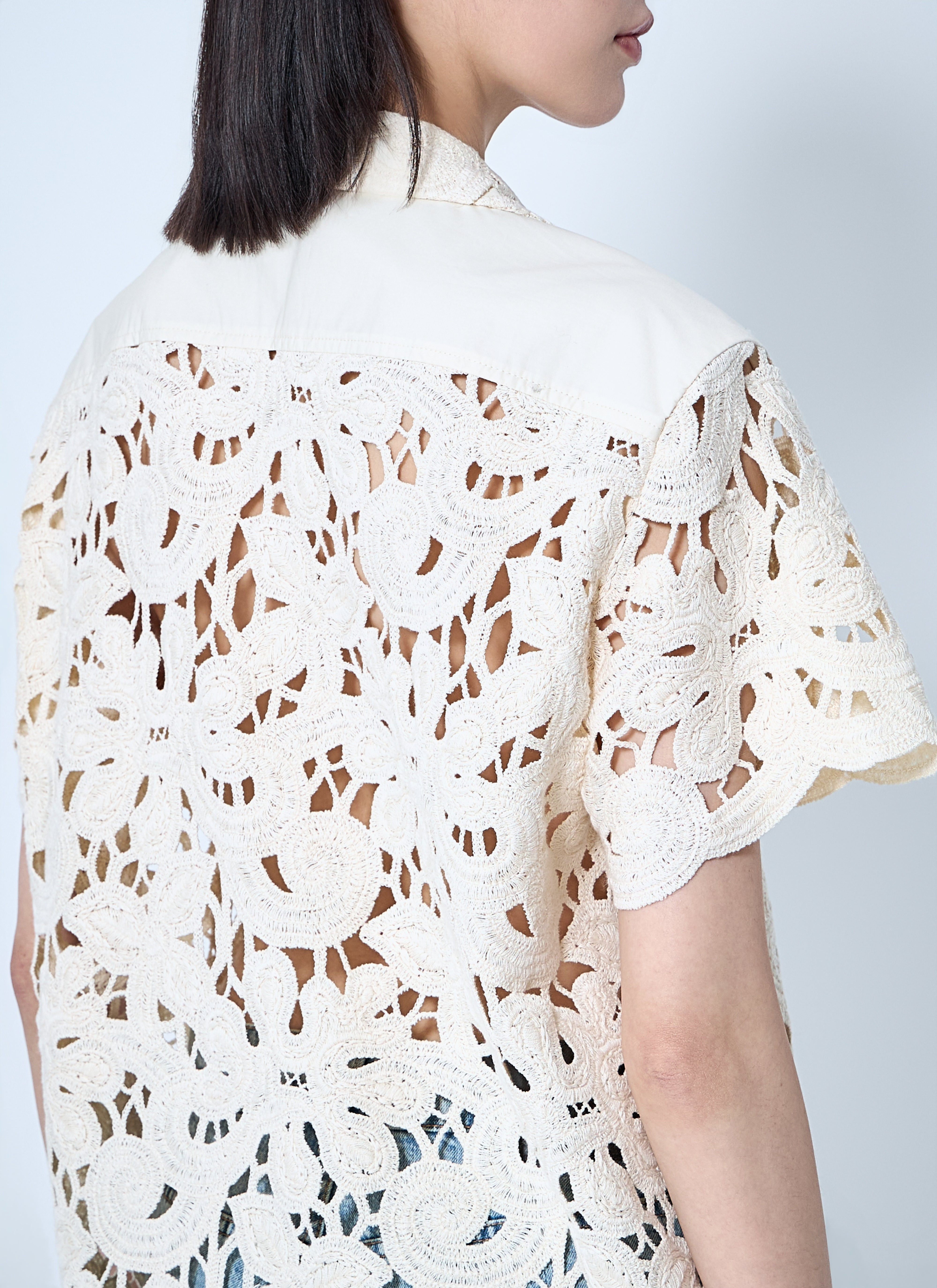 Moncler Women Short Sleeve Button-Down Shirt - 6