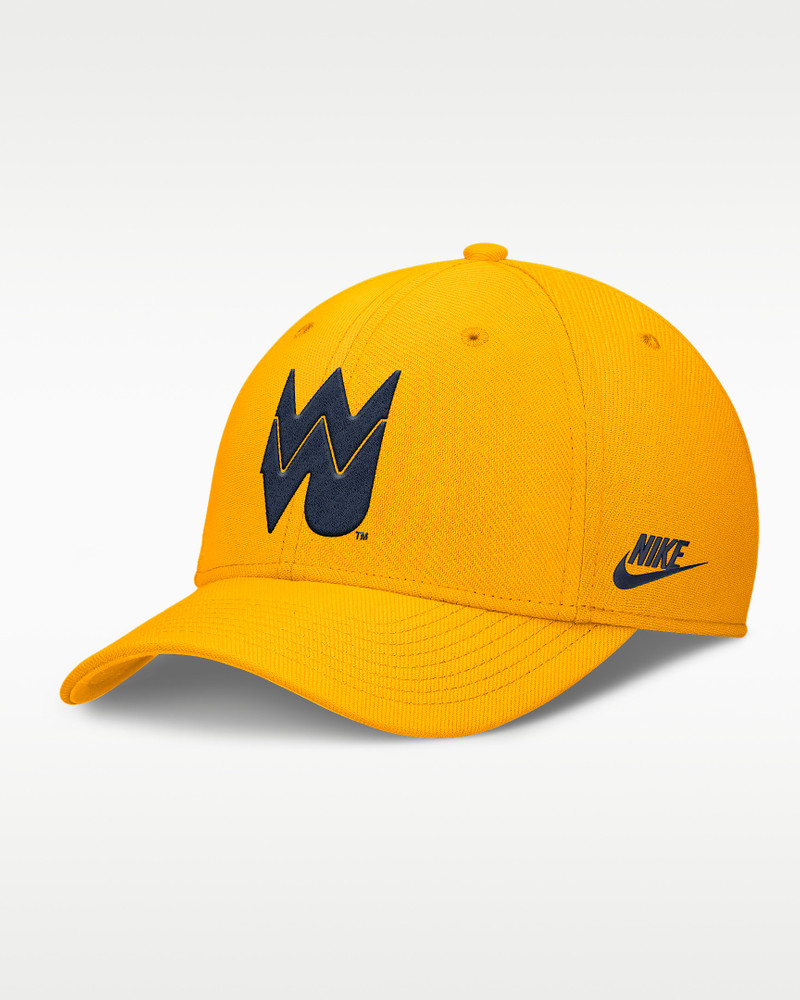 West Virginia Primetime Rise Academic Men's Nike Dri-FIT College Hat 1