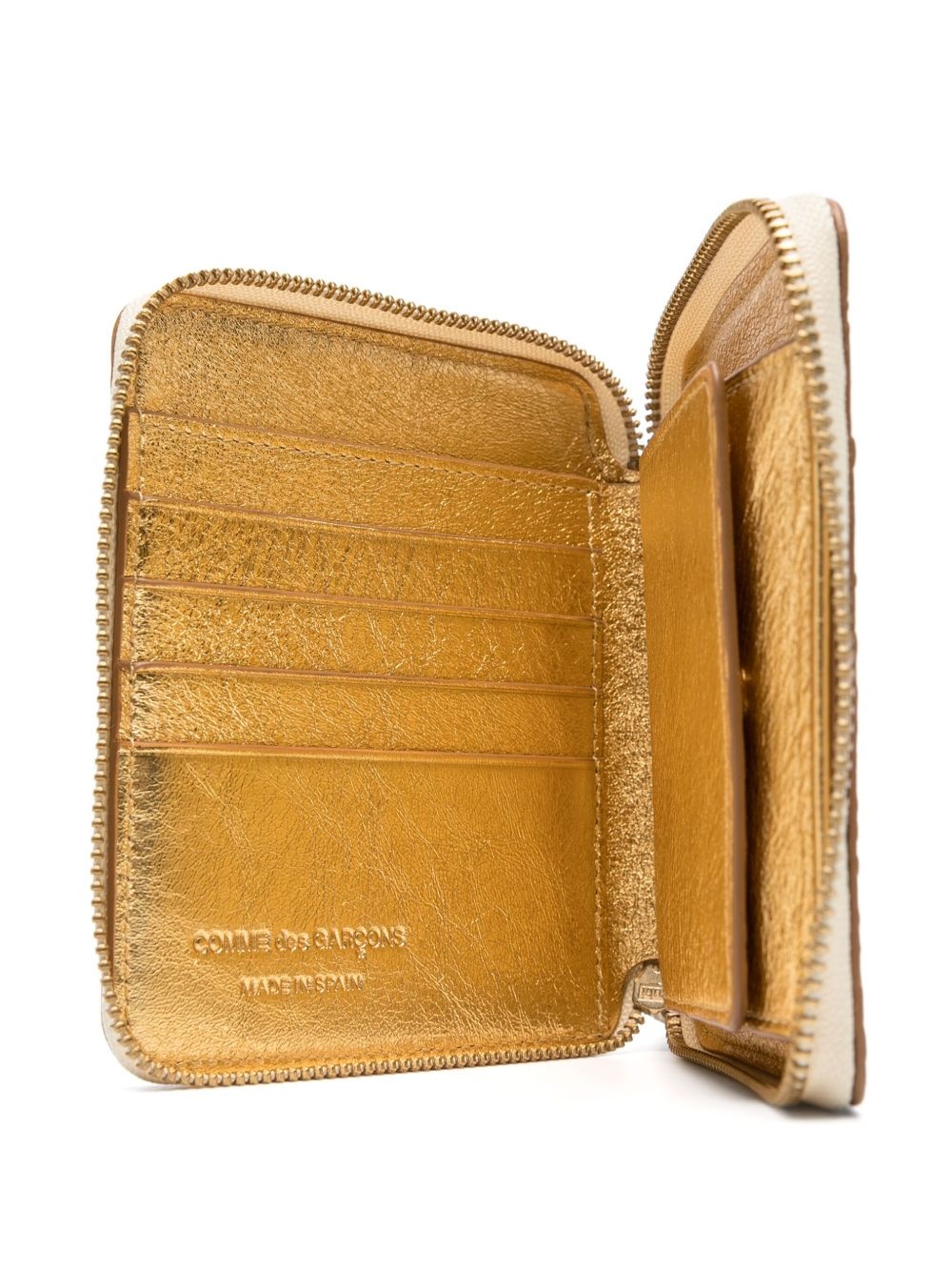 logo-embossed zip wallet - 3