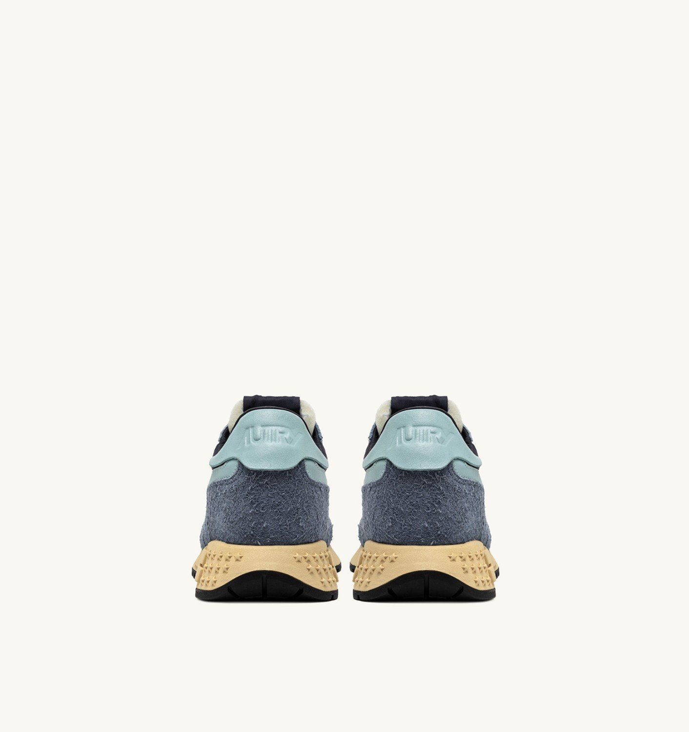 REELWIND LOW SNEAKERS IN NYLON SUEDE AND LEATHER COLOR INDIGO AND SPELLBOUND - 3