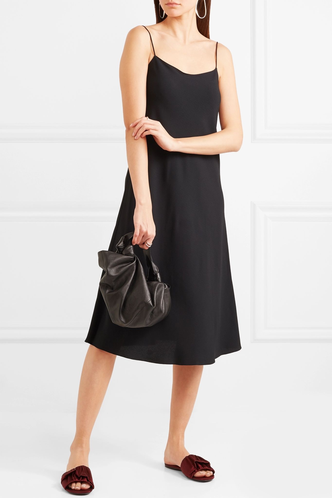 Gibbons crepe de chine midi dress - 2