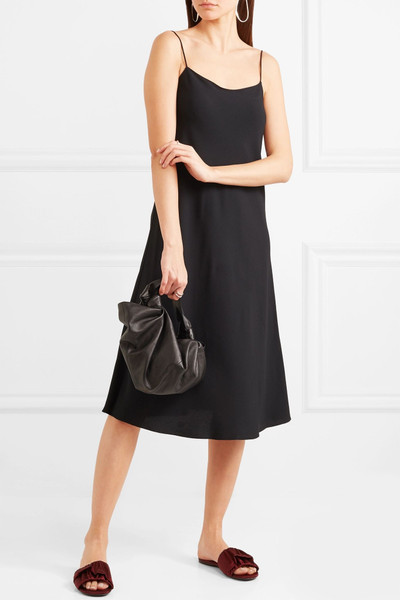 The Row Gibbons crepe de chine midi dress outlook