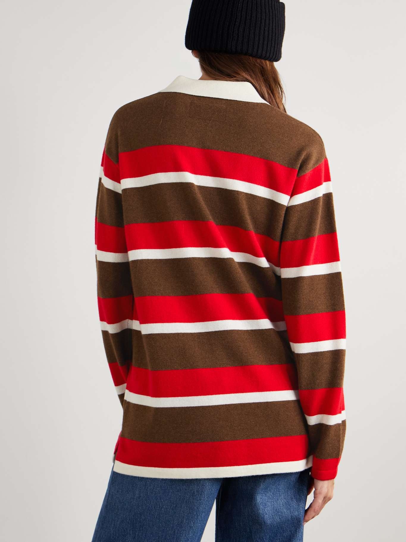 Oversized striped cashmere sweater Multi - 4