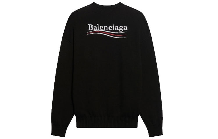 Balenciaga Political Campaign Sweater 'Black' 675292T31761000 - 2