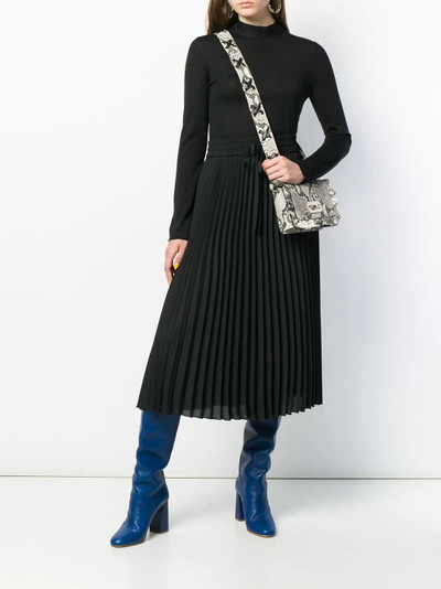 REDValentino pleated mid-length skirt outlook