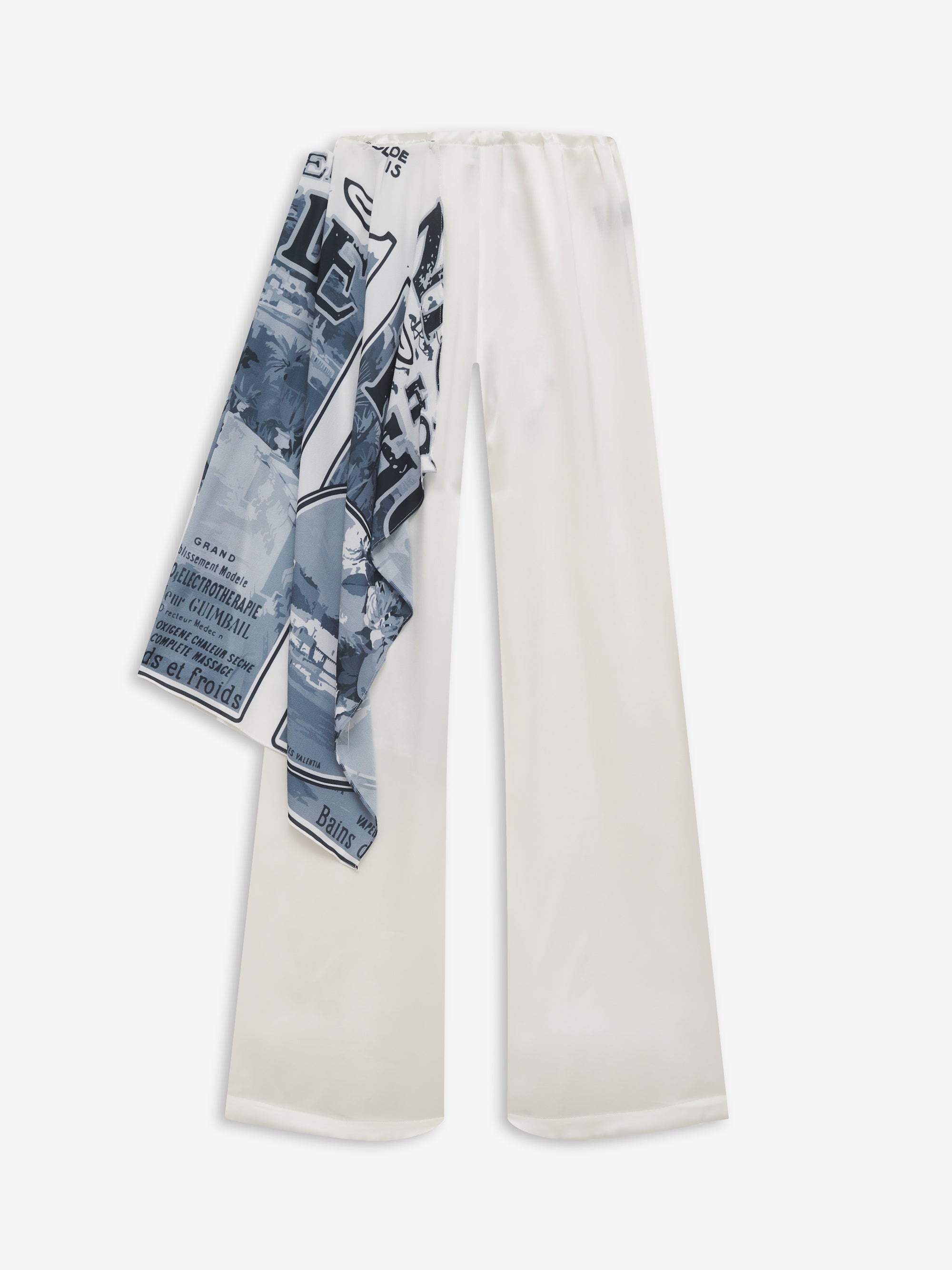 SILK SCARF PANTS - 2