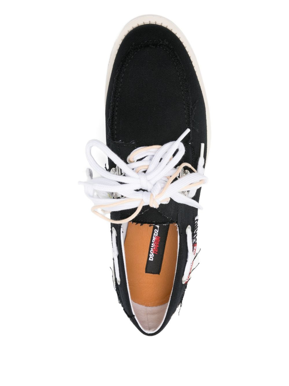 DSQUARED X MAGLIANO BOAT SHOES CANVAS - 4