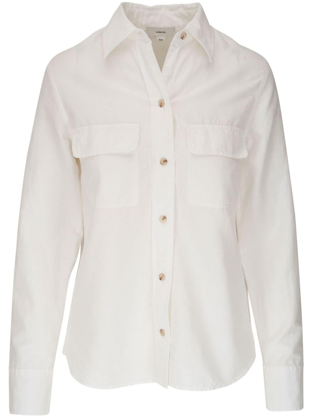 cotton-silk blouse - 1