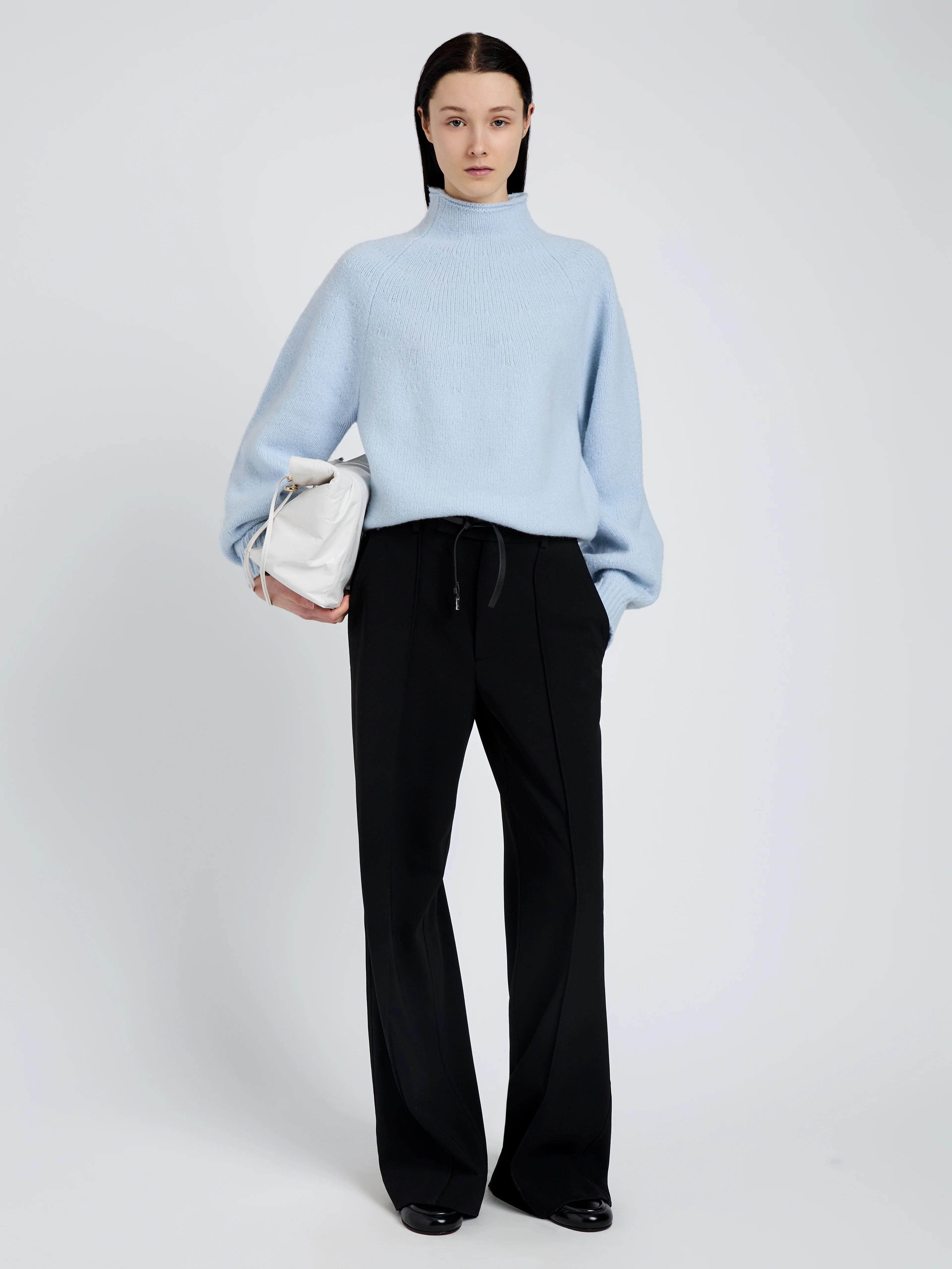 Adley Top in Solid Cashmere Blend - 3