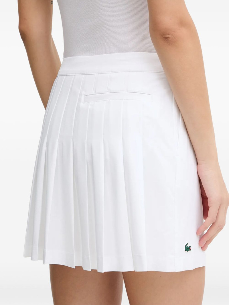 LACOSTE pleated logo mini skirt outlook