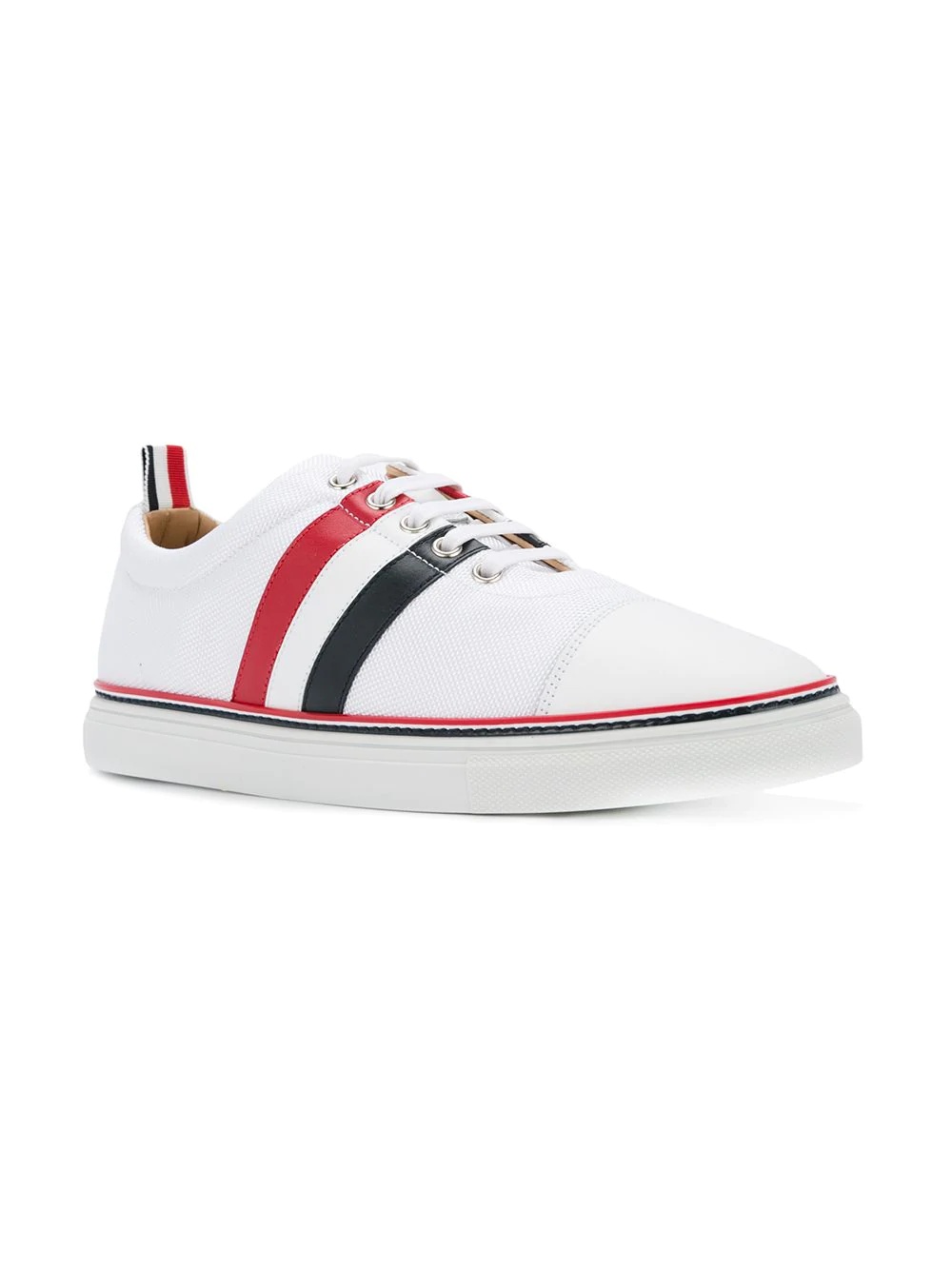 canvas tricolour sneakers - 2