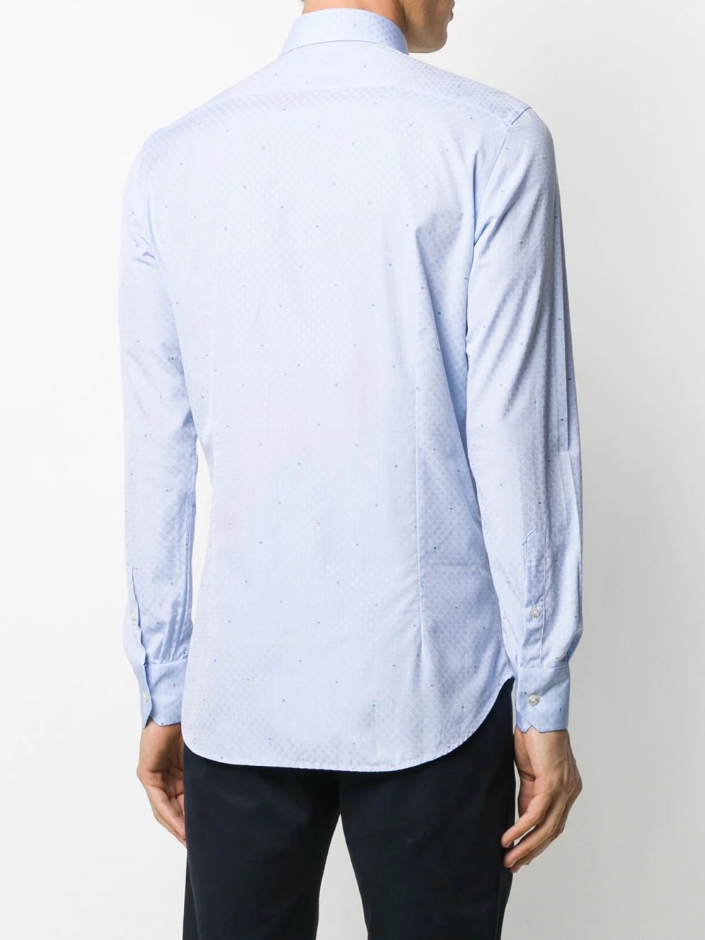 jacquard longsleeved cotton shirt - 4