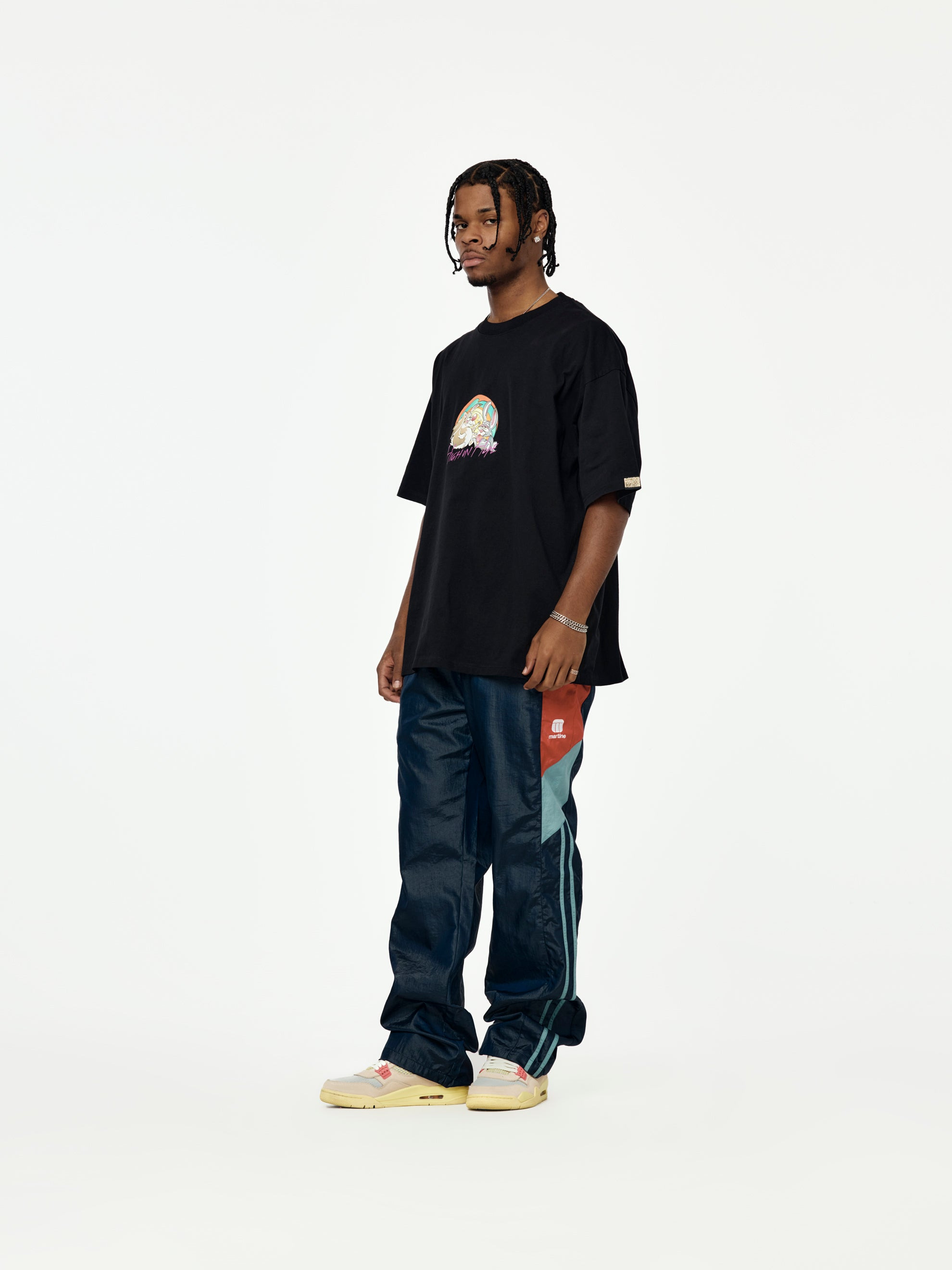 HIGH ON HOPE S/S OVERSIZED T-SHIRT (BLACK) - 4