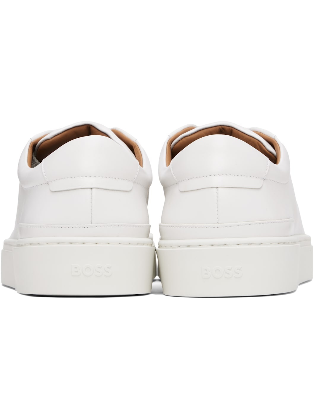 White Gary Leather Low-Top Sneakers - 2