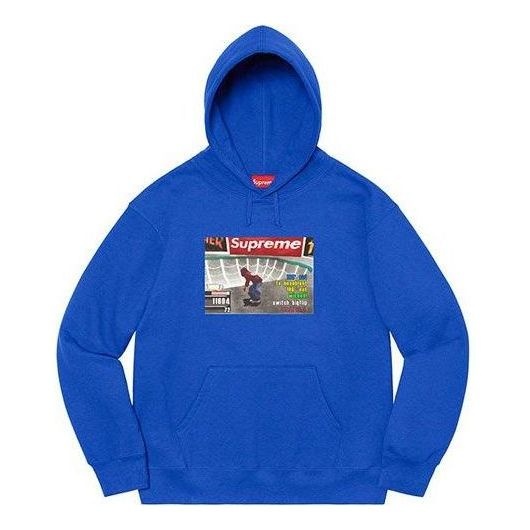 Supreme x Thrasher Hooded Sweatshirt 'Blue White Red' SUP-FW21-203 - 1