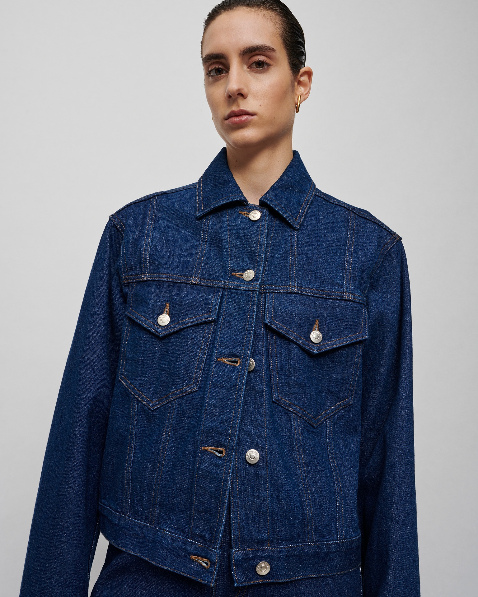 MAREN - Denim jacket - Indigo - 4