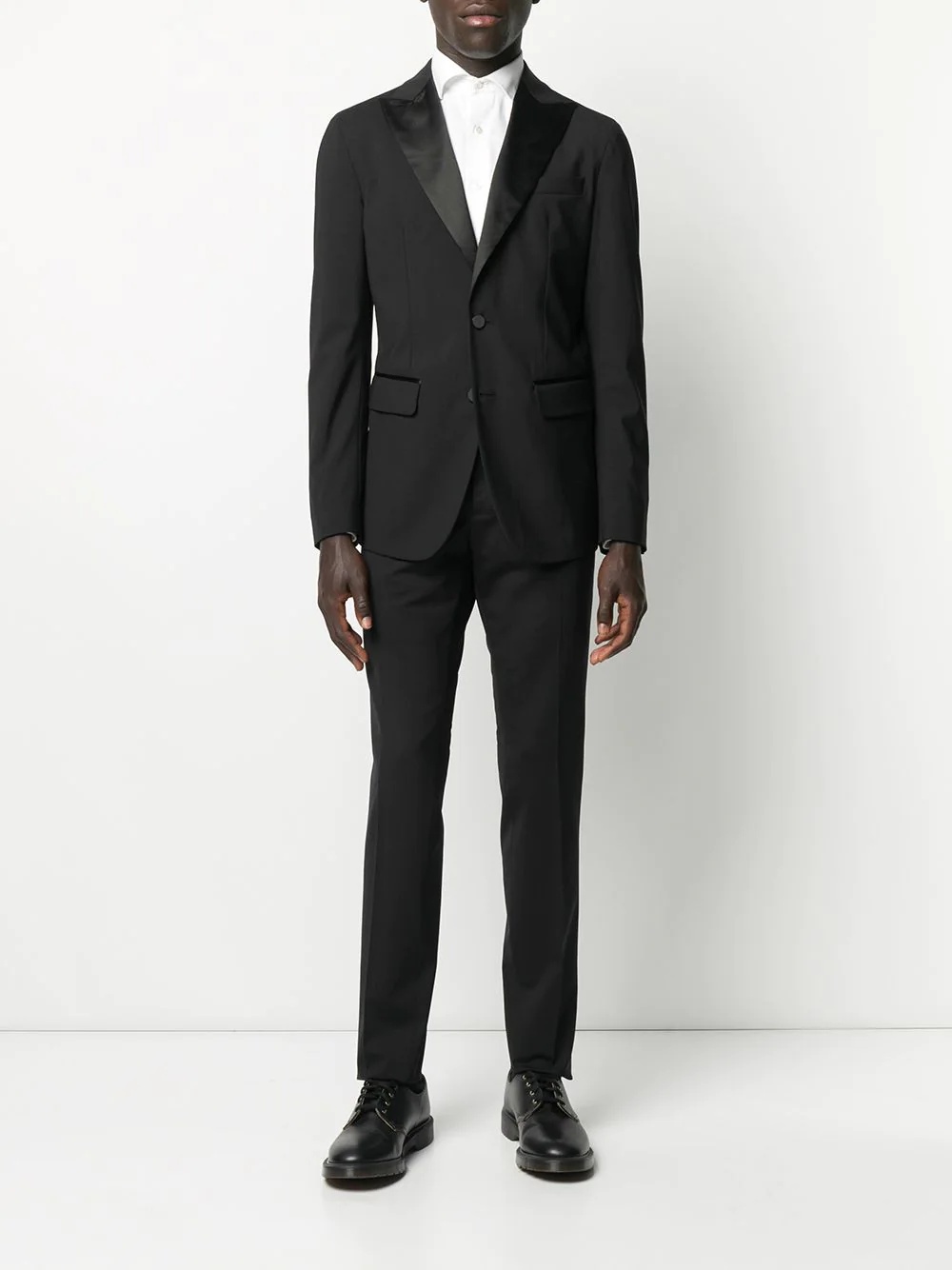 two-piece slim suit - 2
